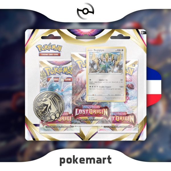 Pokémon Epée et bouclier origin perdue 3-pack blister regigigas