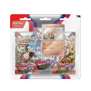 Pokémon Scarlet & Violet 3er Pack Blister Arcanin