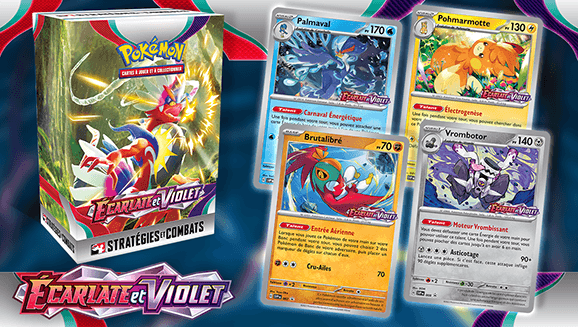 Pokemon Écarlate et Violet Stade Stratégies et Combats cartes promotionelles Pokemart