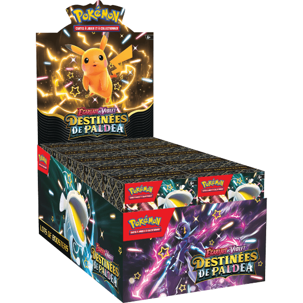 Pokémon JCC Écarlate et Violet - Destinées de Paldea Lot de Booster Display