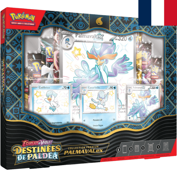 Pokemon JCC écarlate et violet Destinées de paldea Collection Premium Palmaval ex pokemart