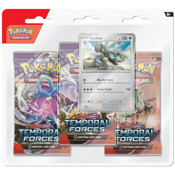 Pokémon TCG SV5.0 - Temporale Kräfte- Tripack- Cyclizar - Pokémart.de