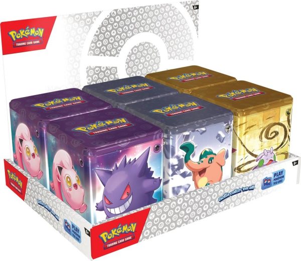 Pokemon stacking tin 2024 display pokemart