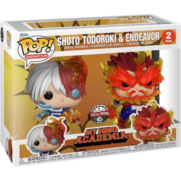 Funko!
Pop!
Animation!
My Hero Academy Shoto Todoroki & Endeavor (2er Pack)- Pokemart