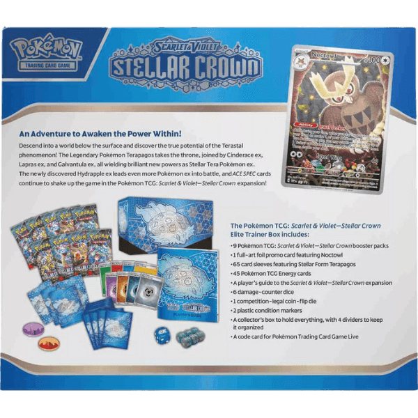 Pokemon TCG - Scharlach und Violett 7 - Stellarkrone zurück ETB Pokemart