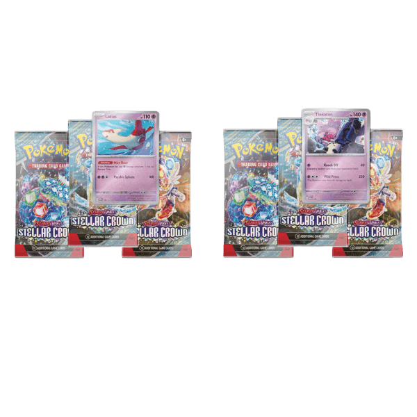 Pokemon TCG - Scharlachrot und Violett 7.- Stellare Krone Tripacks Pokemart